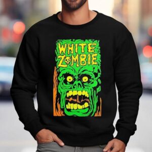 White Zombie Monster Yell Shirt 3 White Zombie Monster Yell Sweatshirt