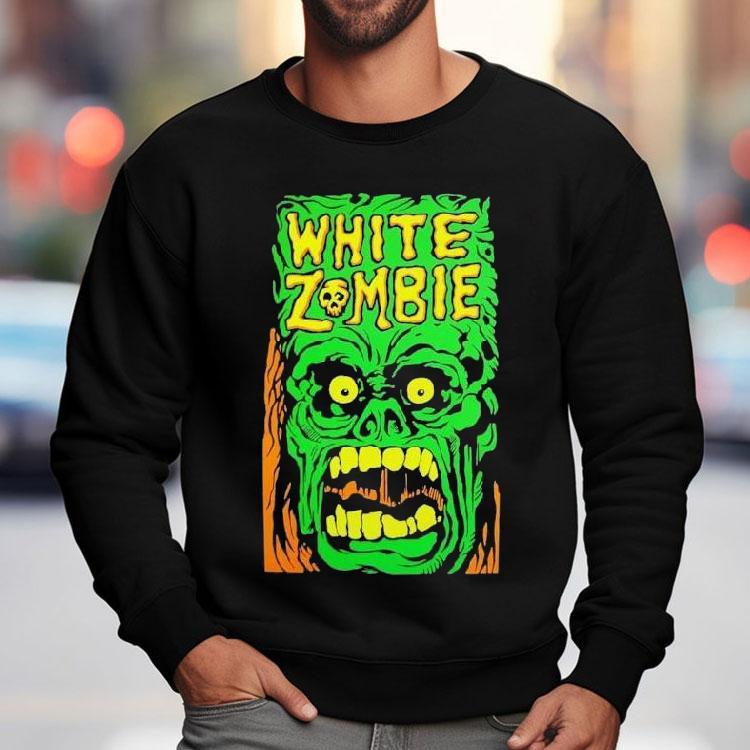White Zombie Monster Yell Shirt White Zombie Monster Yell Shirt
