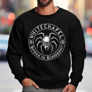 Whitechapel Hymns In Dissonance Spider Skull Sweatshirt