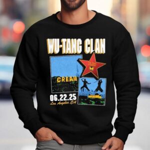 Wu Tang Clan Cream June Crypto Com Arena Los Angeles Ca Sweatshirt