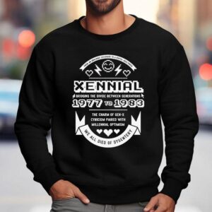 Xennial Bridging The Divide Between Generation 1977 To 1983 Shirt 3 Xennial Bridging The Divide Between Generation To Sweatshirt
