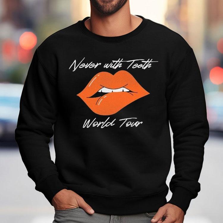 Zack Peter Never With Th World Tour 2025 Lip Shirt Zack Peter Never With Th World Tour 2025 Lip Shirt