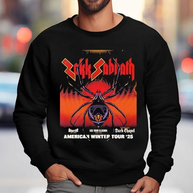 Zakk Sabbath American Winter Tour 2025 Dates Shirt Zakk Sabbath American Winter Tour 2025 Dates Shirt