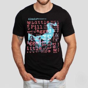 Alanis Morissette Jagged Little Pill Portrait Text Shirt Alanis Morissette Jagged Little Pill Portrait Text Shirt