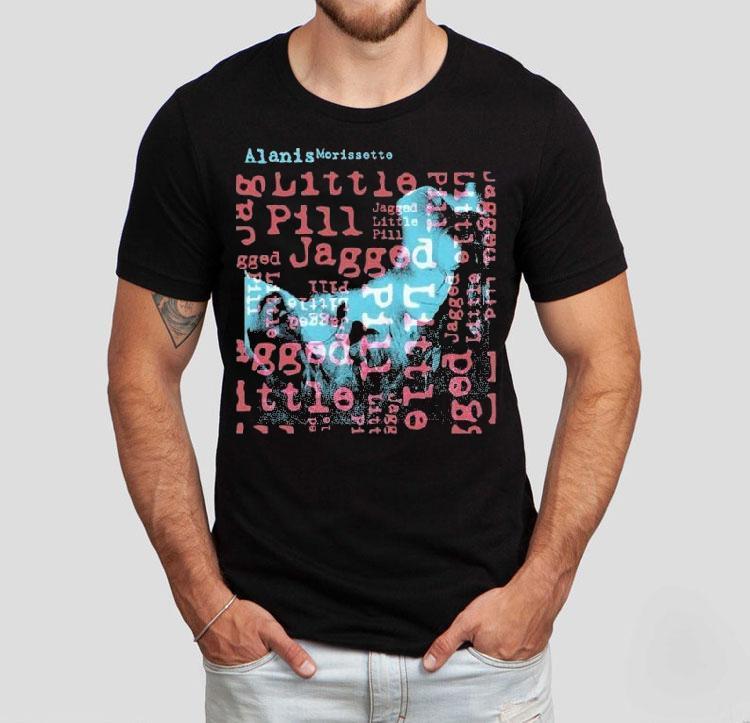 Alanis Morissette Jagged Little Pill Portrait Text Shirt Alanis Morissette Jagged Little Pill Portrait Text Shirt