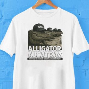 Alcatraz Gator National Institute Of Crocodilian Enforcement Nice Shirt