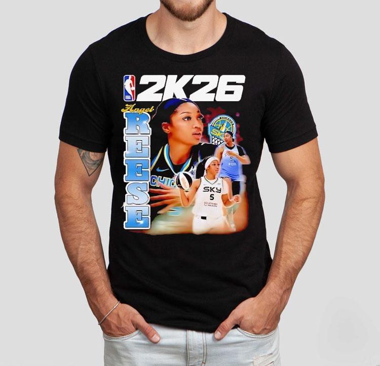 Angel Reese Nba 2k26 Chicago Sky Basketball Shirt Angel Reese Nba 2k26 Chicago Sky Basketball Shirt