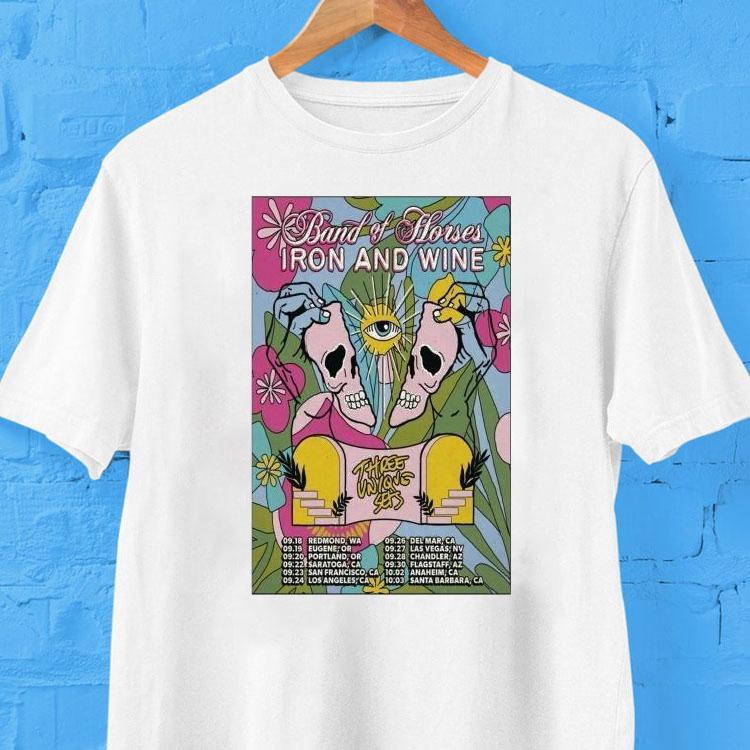 Band Of House Iron Wine Redmond, Wa 09,18,2025 Tour Dates Shirt Band Of House Iron Wine Redmond, Wa 09,18,2025 Tour Dates Shirt