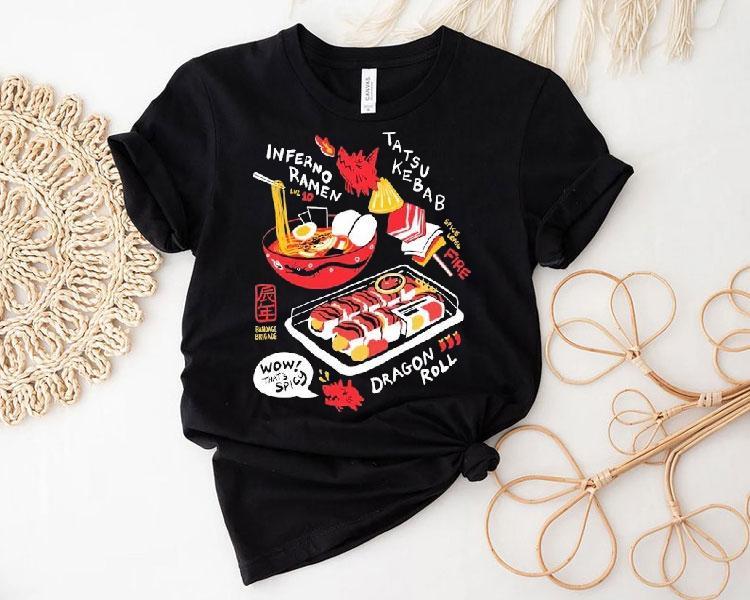 Bandage Brigade Dragon Roll Hot Spicy Shirt Bandage Brigade Dragon Roll Hot Spicy Shirt