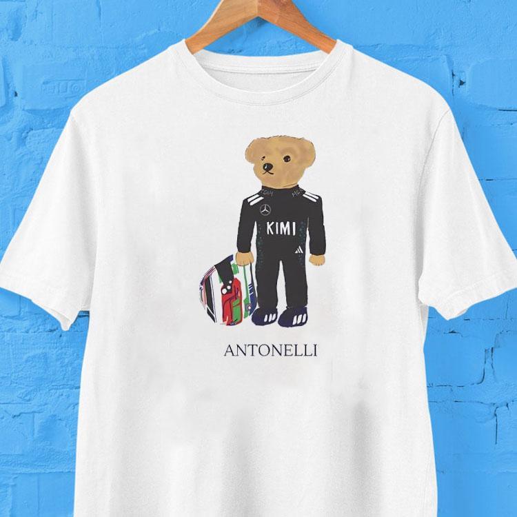 Bearnelli Kimi Antonelli Mercedes Amg Formula 1 Shirt Bearnelli Kimi Antonelli Mercedes Amg Formula 1 Shirt
