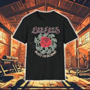 Bee Gees Nights On Broadway Rose Shirt