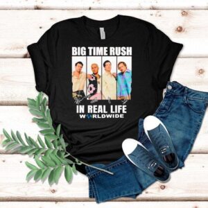 Big Time Rush X In Real Life Worldwide Signature Shirt