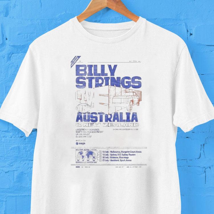 Billy Strings Melbourne, Margaret Court Arena July 16, 2025 Shirt Billy Strings Melbourne, Margaret Court Arena July 16, 2025 Shirt
