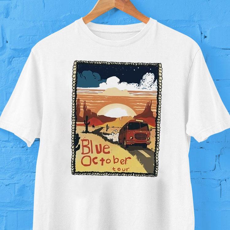 Blue October Desert Tourbus Tour Shirt Blue October Desert Tourbus Tour Shirt