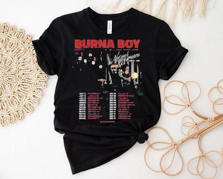 Burna Boy No Sign Of Weakness World Tour 2025 Dates Live In Diant Center Stage Shirt Burna Boy No Sign Of Weakness World Tour 2025 Dates Live In Diant Center Stage Shirt