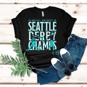 Cal Raleigh And Ken Griffey Jr Seattle Derby Champs Shirt Cal Raleigh And Ken Griffey Jr Seattle Derby Champs Shirt