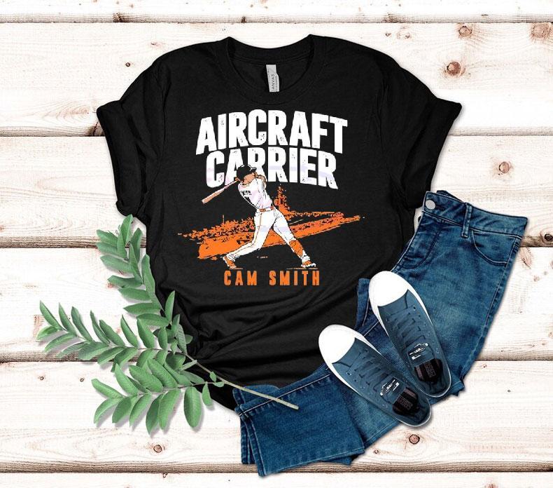 Cam Smith Aircraft Carrier Houston Astros Baseball Shirt Cam Smith Aircraft Carrier Houston Astros Baseball Shirt