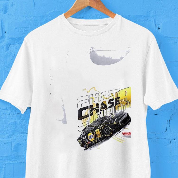 Chase Elliott Hendrick Motorsports Team Collection Napa Gold Signature Shirt Chase Elliott Hendrick Motorsports Team Collection Napa Gold Signature Shirt