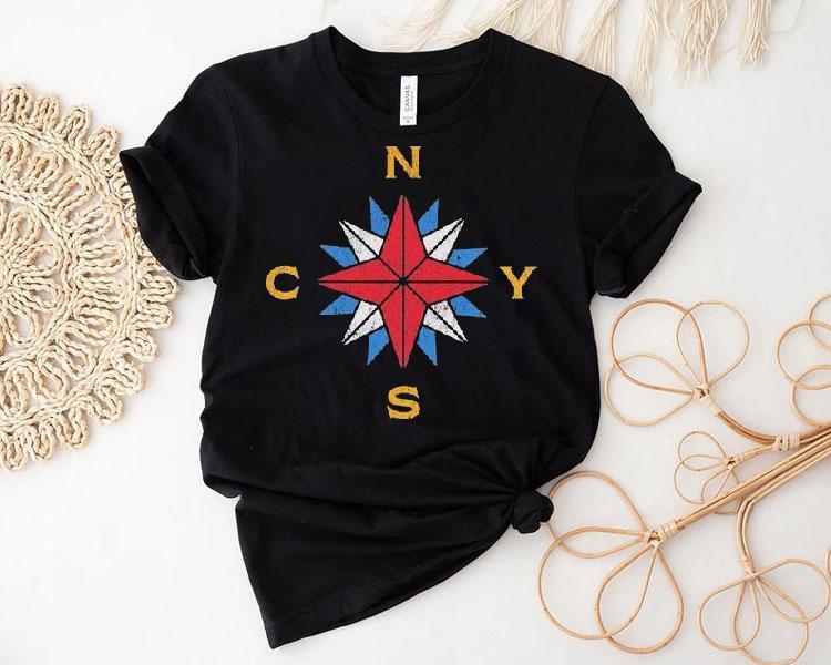 Crosby, Stills, Nash Young Compass Shirt Crosby, Stills, Nash Young Compass Shirt