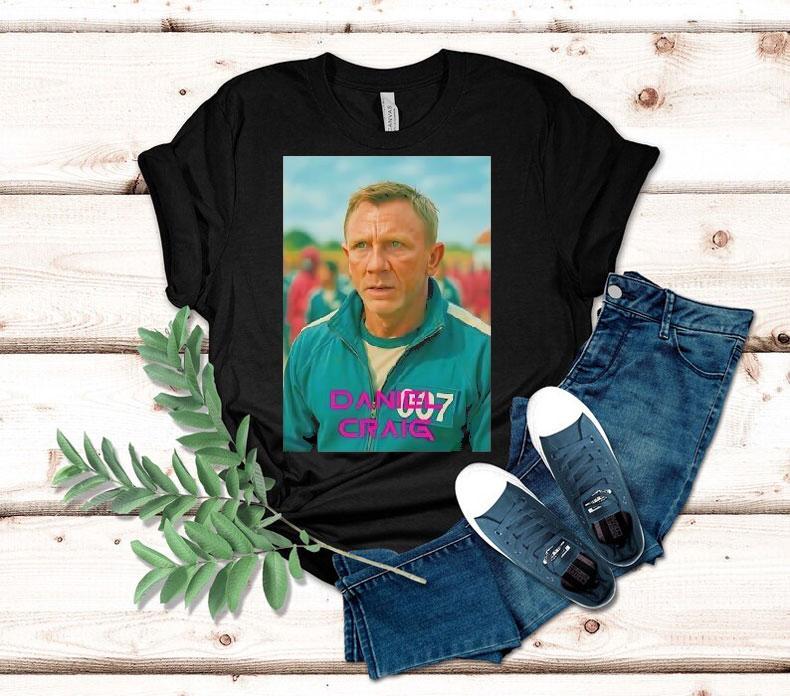 Daniel Craig Squid Game Usa Photo Shirt Daniel Craig Squid Game Usa Photo Shirt