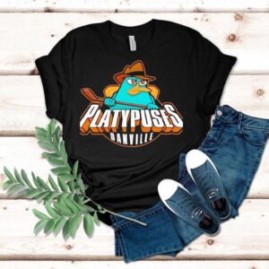 Danville Platypuses Style Anaheim Ducks Hockey Shirt