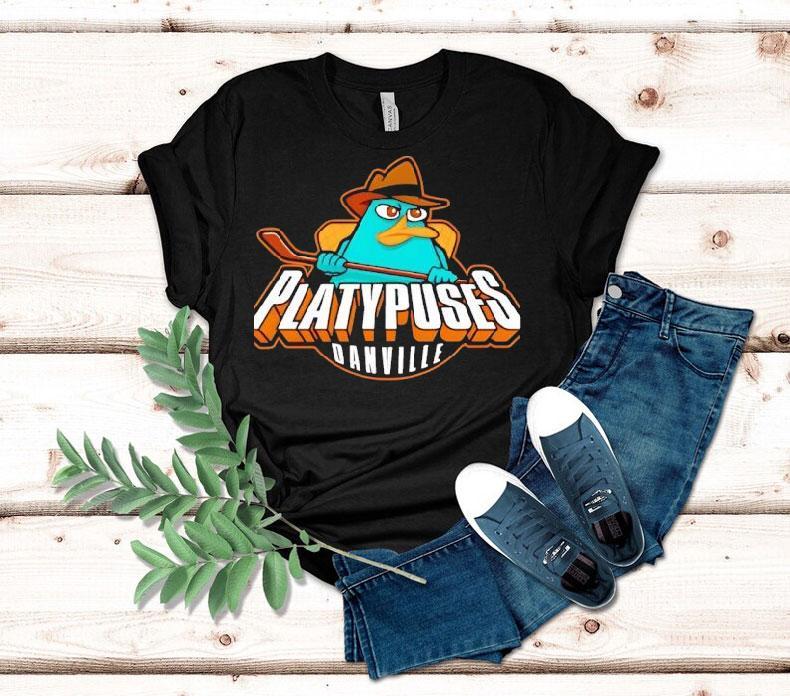 Danville Platypuses Style Anaheim Ducks Hockey Shirt Danville Platypuses Style Anaheim Ducks Hockey Shirt