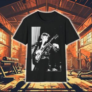 David Bowie Smiling Guitar Shirt David Bowie Smiling Guitar Shirt