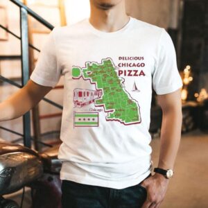 Delicious Chicago Pizza History Chicago Map Shirt Delicious Chicago Pizza History Chicago Map Shirt