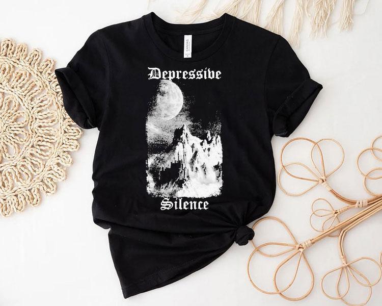 Depressive Silence Mourning Shirt Depressive Silence Mourning Shirt