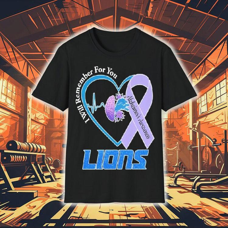 Detroit Tigers I Will Remember For You Alzheimer’s Awareness Heartbeat Brain Shirt Detroit Tigers I Will Remember For You Alzheimer’s Awareness Heartbeat Brain Shirt