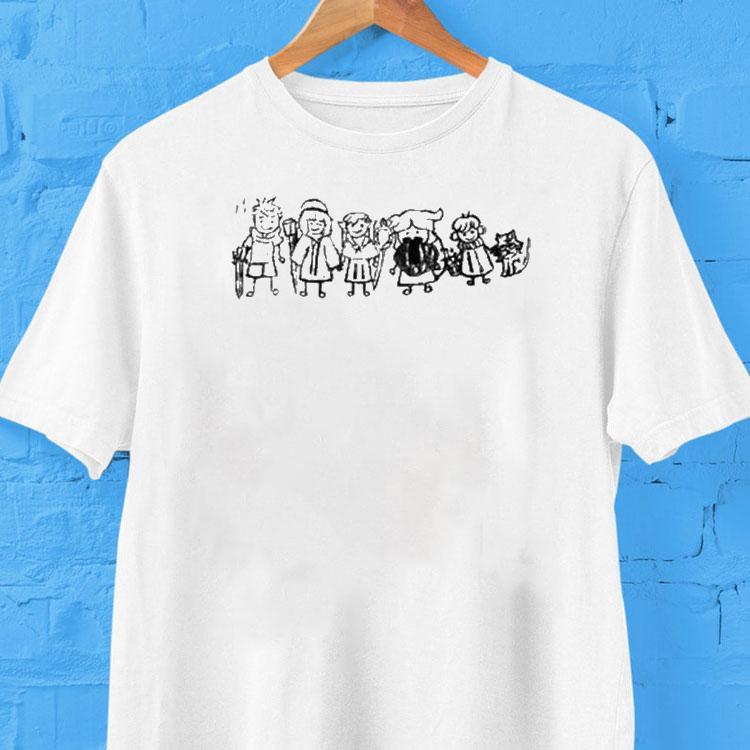 Dungeon Meshi Family Block Shirt Dungeon Meshi Family Block Shirt