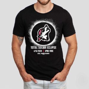 Erie Seawolves Total Solar Eclipse Howl At The Eclipse Upmc Park Milb Shirt