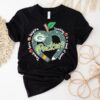 Green Bay Packers Teach Love Inspire Teaching Is A Look Of Heart Heart Apple Shirt