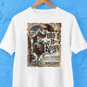 Guns N’ Roses July 10 2025 Tour Kaunas, Lt Darius And Girnas Stadium Shows Shirt