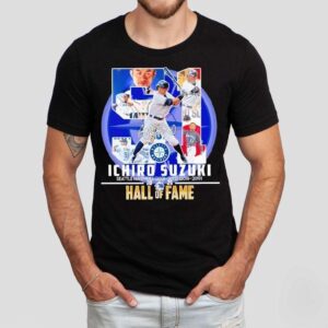 Ichiro Suzuki Seattle Mariners 2025 Hall Of Fame Signature Shirt Ichiro Suzuki Seattle Mariners 2025 Hall Of Fame Signature Shirt