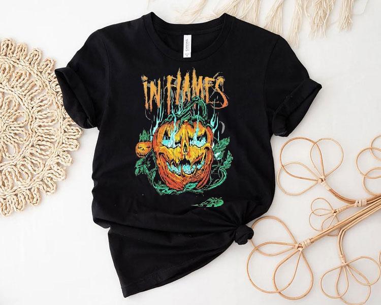 In Flames Hell Pumpkin Shirt In Flames Hell Pumpkin Shirt
