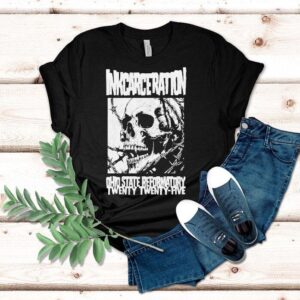 Inkcarceration Festival Barbed Skull Mineral For Mansfield Ohio On July 18th-20th Americas Rock And Metal Tattoo 2025 Shirt