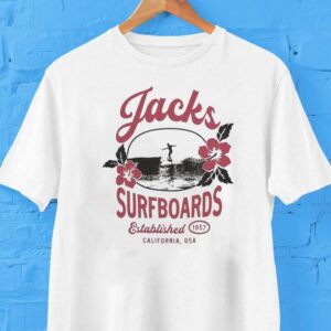 Jacks Surfboards Tip Toe Summer Series California Usa Est 1957 Shirt
