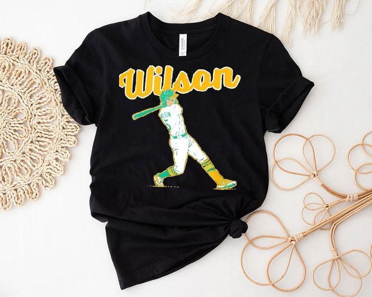 Jacob Wilson Oakland Athletics Baseball Shirt Jacob Wilson Oakland Athletics Baseball Shirt
