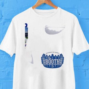 Kansas Jayhawks Stripe Out The Booth David Booth Kansas Memorial Stadium Shirt