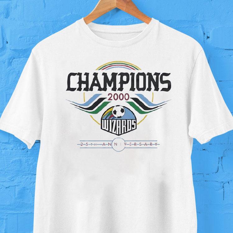 Kc Wizards 25th Anniversary Champions Shirt Kc Wizards 25th Anniversary Champions Shirt