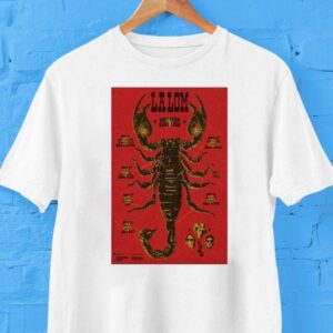 La Lom Southern Europe Tour 2025 Shows Scorpion Shirt