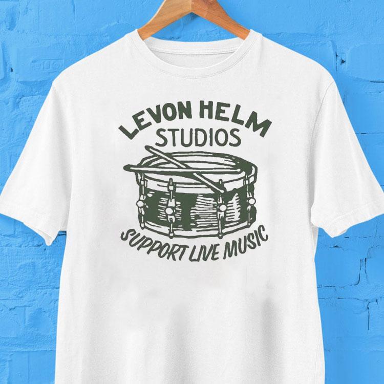 Levon Helm Support Live Music Snare Shirt Levon Helm Support Live Music Snare Shirt