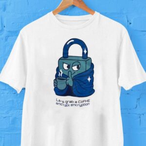 Lock Let’s Grab A Cofhe And Talk Encryption Shirt