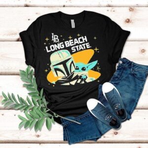 Long Beach State X The Mandalorian Baby Yoda Shirt