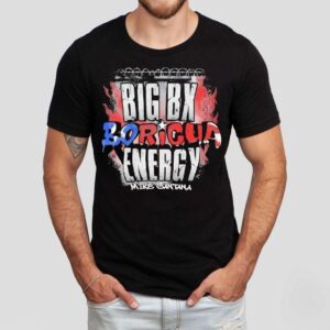 Mike Santana Big Boricua Energy Vintage Tshirt