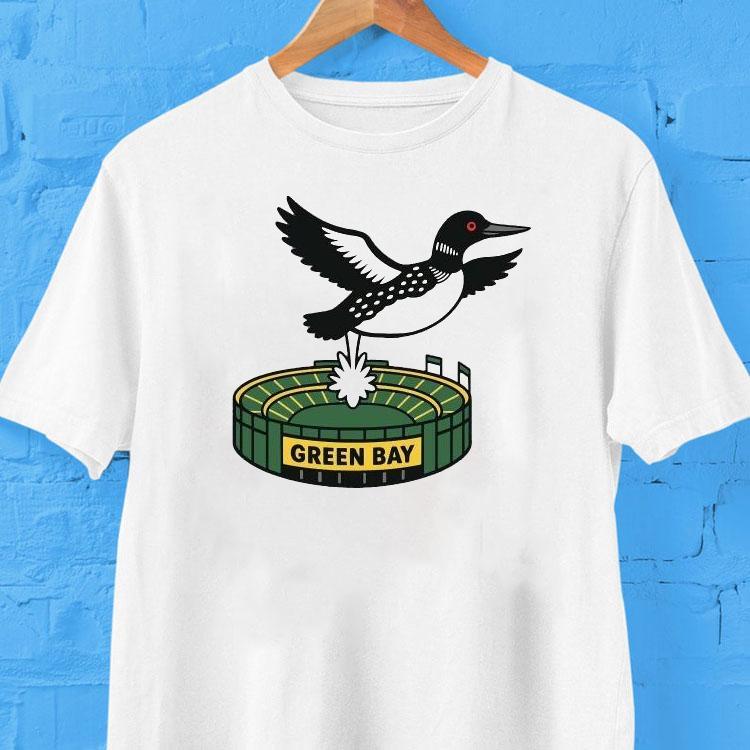 Minnesota Loon Pooping On Green Bay Shirt Minnesota Loon Pooping On Green Bay Shirt
