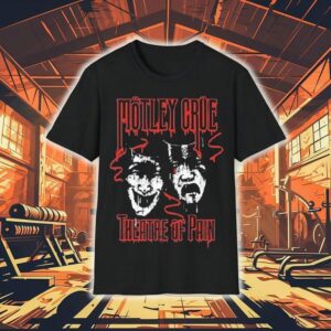 Motley Crue Theatre Of Pain Rustic Drip Shirt