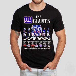 New York Giants Signatures Thank You For The Memories Shirt New York Giants Signatures Thank You For The Memories Shirt