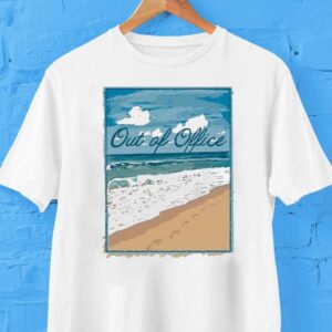 Out Of Office Beach Painting Shirt